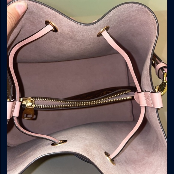 LOUIS VUITTON Monogram Canvas MM Neo Noe ROSE POUDRE Bucket Bag - Picture 3 of 3